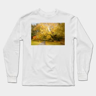 Golden Autumnal Tree Long Sleeve T-Shirt